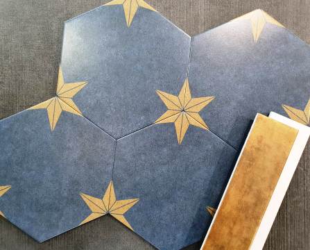 Star Pattern tiles Sydney bathroom